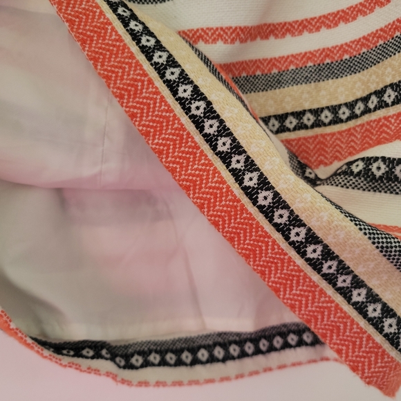 LOFT Size 6 Striped Women's Shift Skirt - Picture 4 of 8